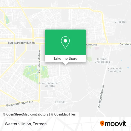 Western Union map