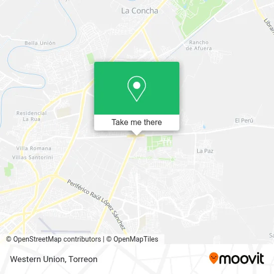 Western Union map
