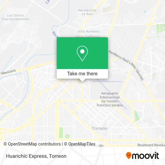 Huarichic Express map