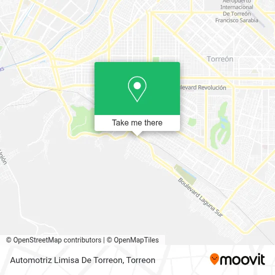 Automotriz Limisa De Torreon map