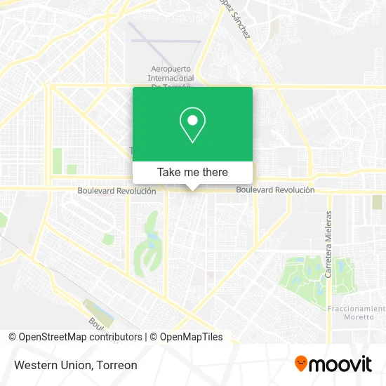 Western Union map