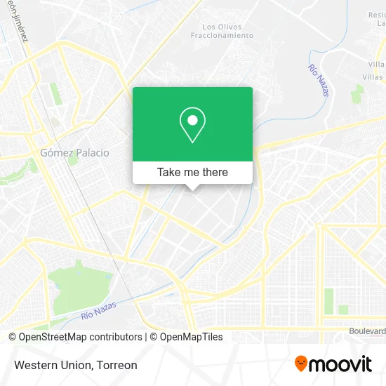 Western Union map