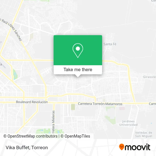Vika Buffet map