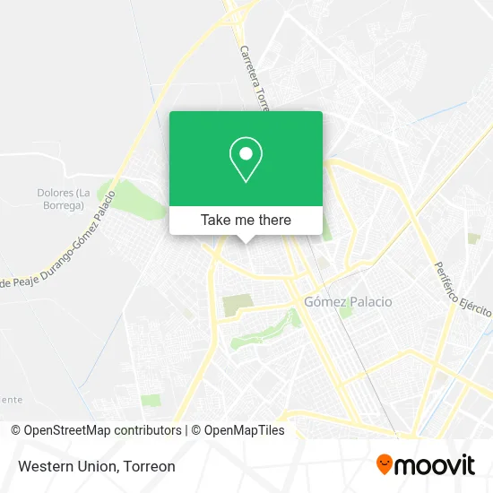 Western Union map
