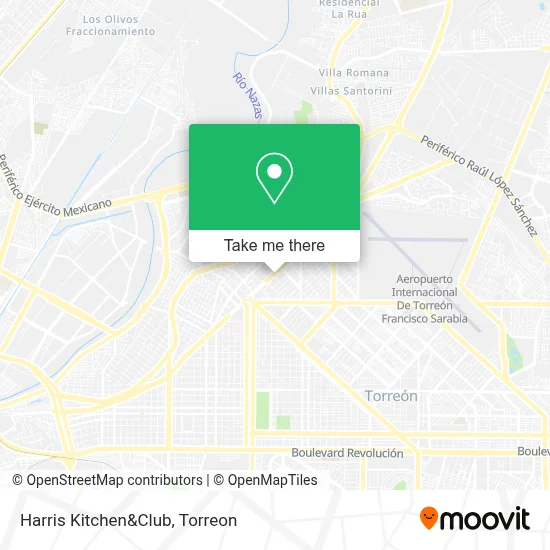 Harris Kitchen&Club map