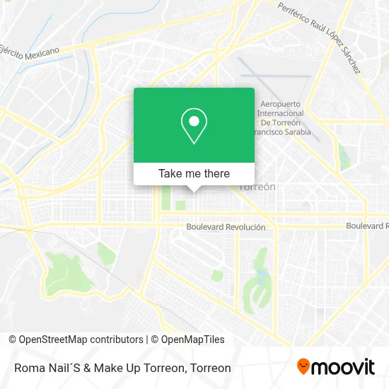 Roma Nail´S & Make Up Torreon map