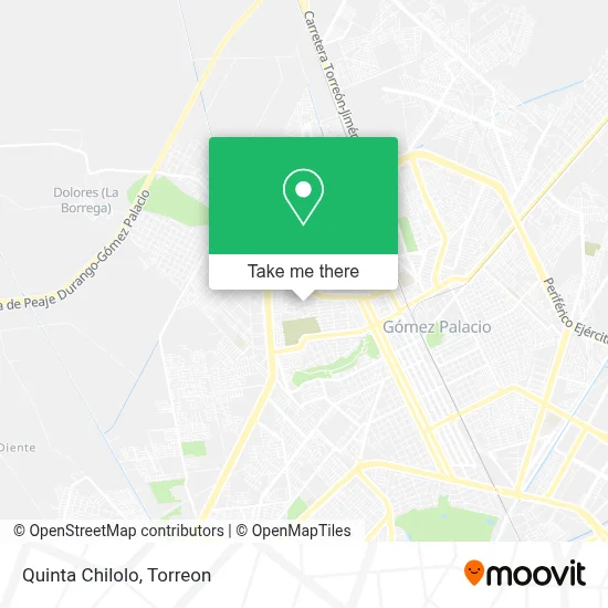 Quinta Chilolo map