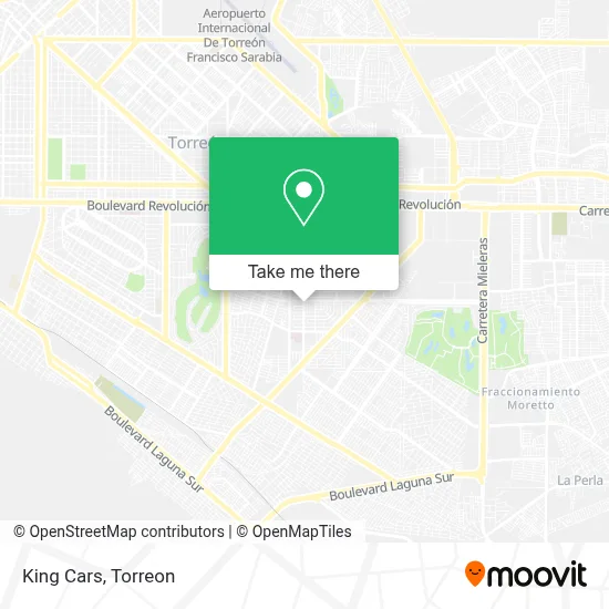 King Cars map