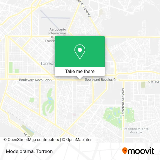 Modelorama map