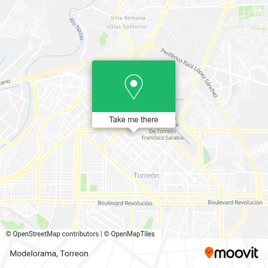 Modelorama map