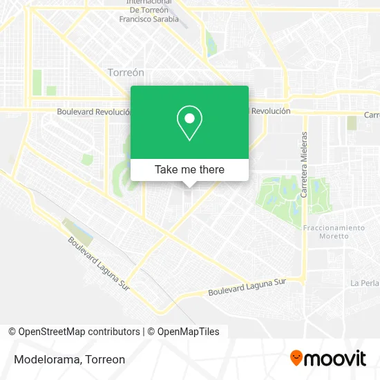 Modelorama map