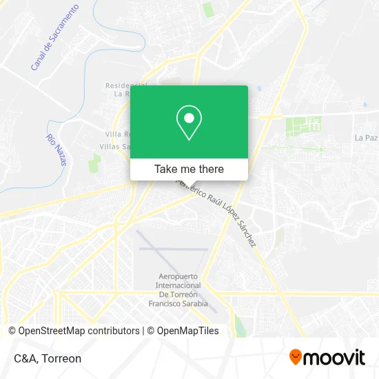 C&A map