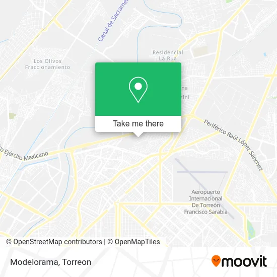 Modelorama map