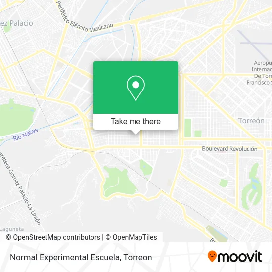 Normal Experimental Escuela map
