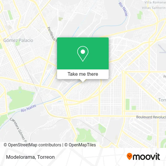 Modelorama map