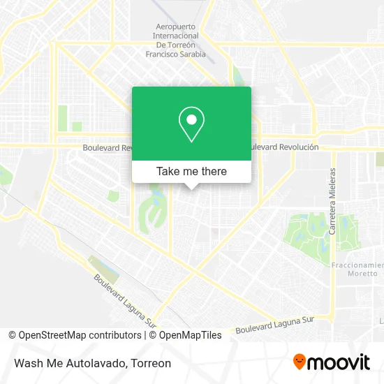 Wash Me Autolavado map