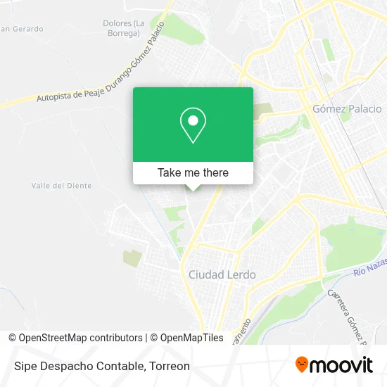 Sipe Despacho Contable map