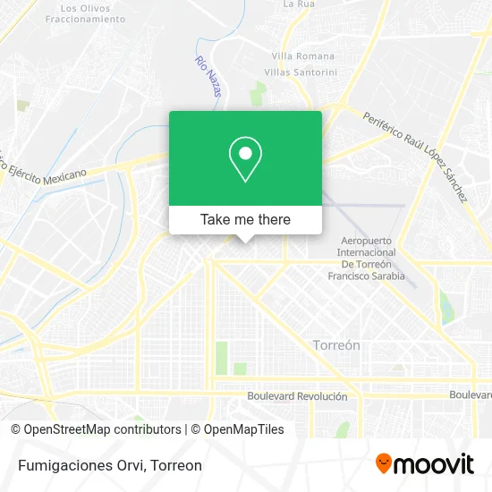 Fumigaciones Orvi map
