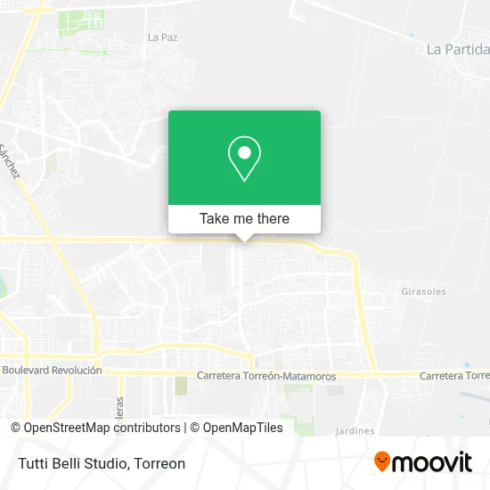 Tutti Belli Studio map
