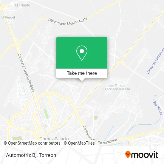 Automotriz Bj map