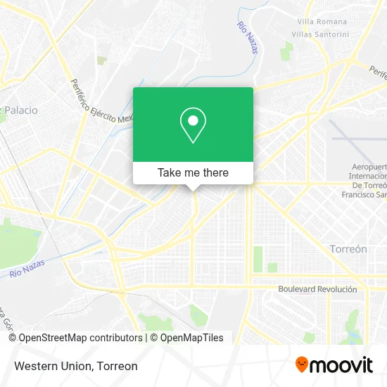 Western Union map