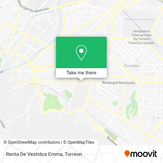 Renta De Vestidos Emma map