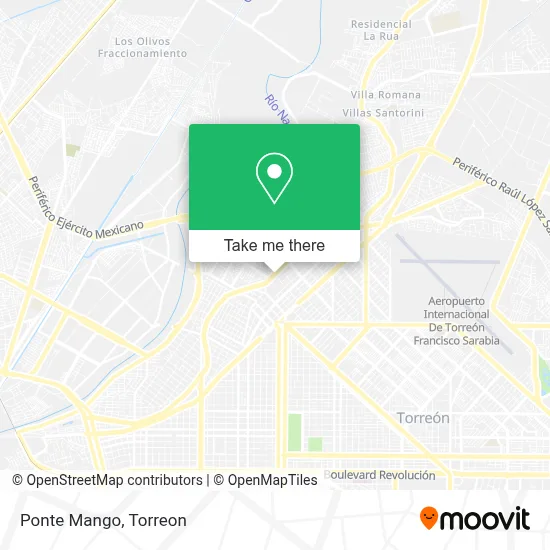 Ponte Mango map