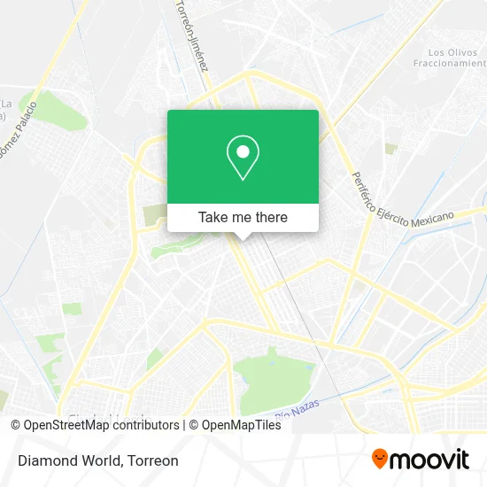 Diamond World map