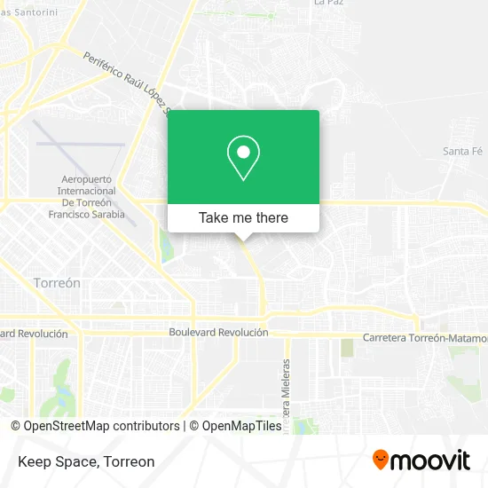 Keep Space map