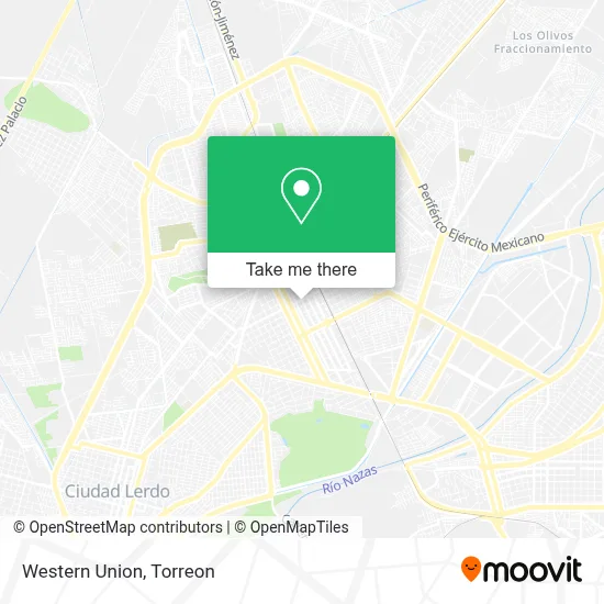 Western Union map