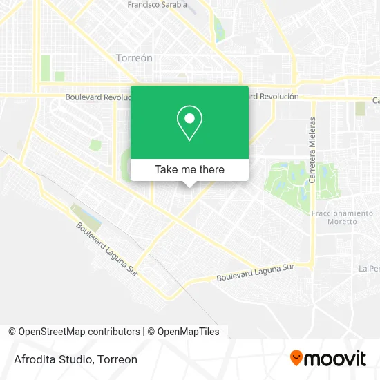 Afrodita Studio map