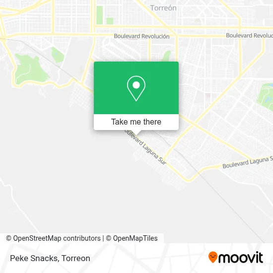 Peke Snacks map