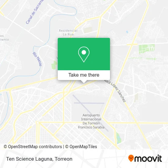 Ten Science Laguna map