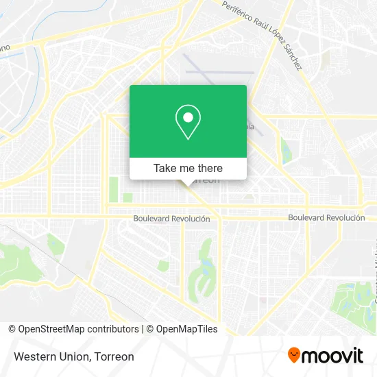 Western Union map