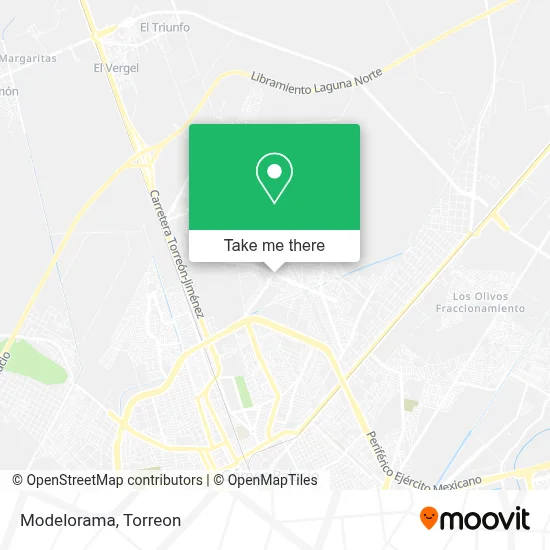 Modelorama map