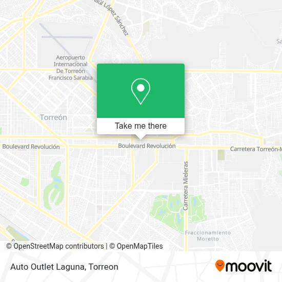 Auto Outlet Laguna map