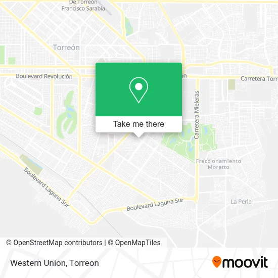 Western Union map