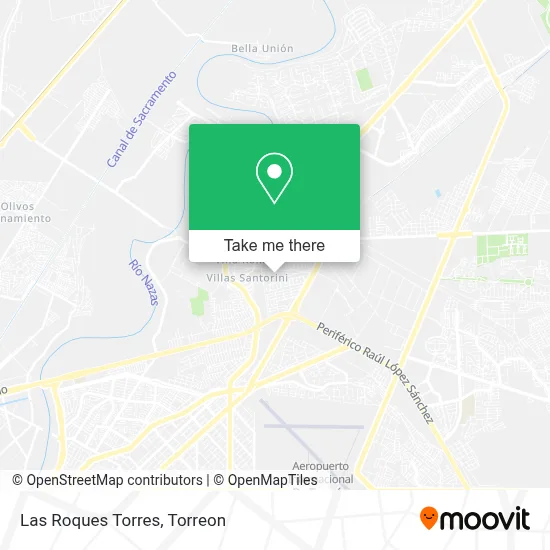 Las Roques Torres map