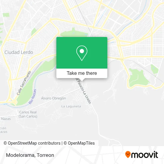 Modelorama map