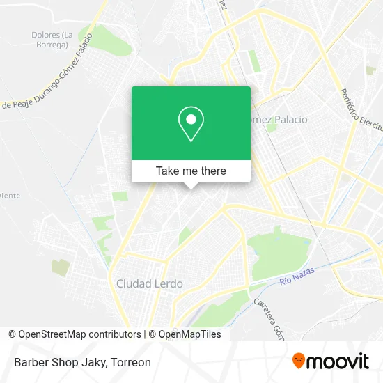 Barber Shop Jaky map