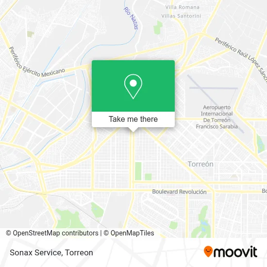 Sonax Service map