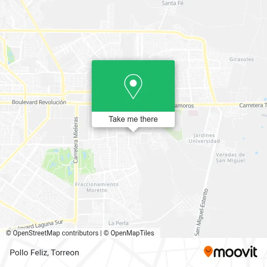 Pollo Feliz map