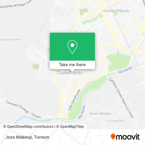 Joss Makeup map