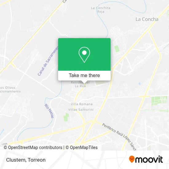 Clustem map
