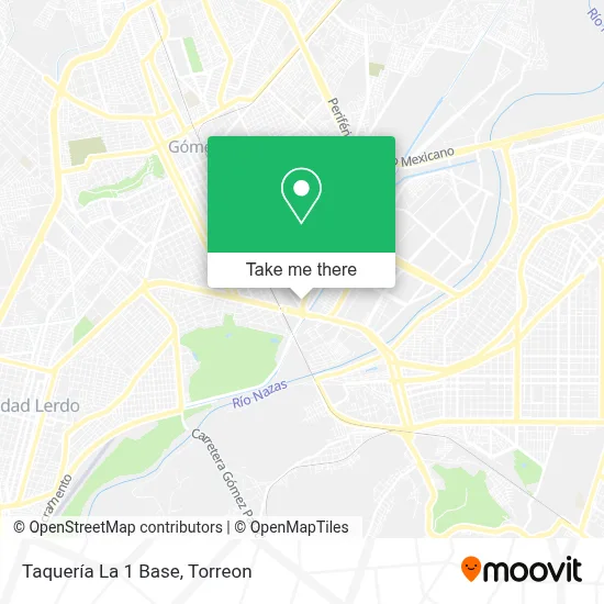 Taquería La 1 Base map