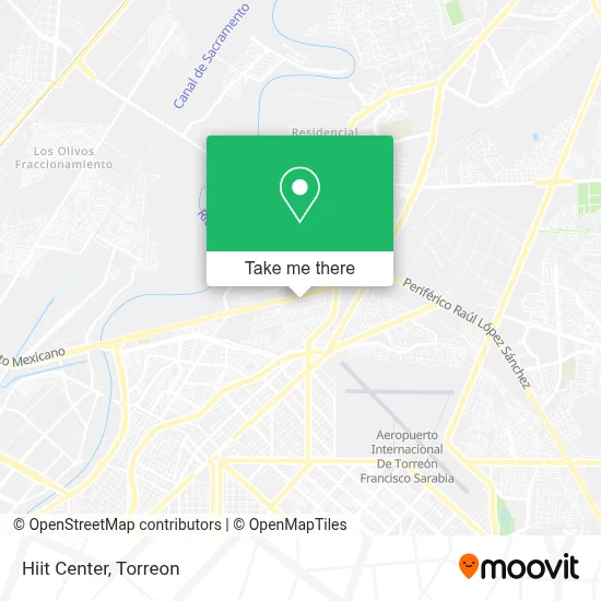 Hiit Center map