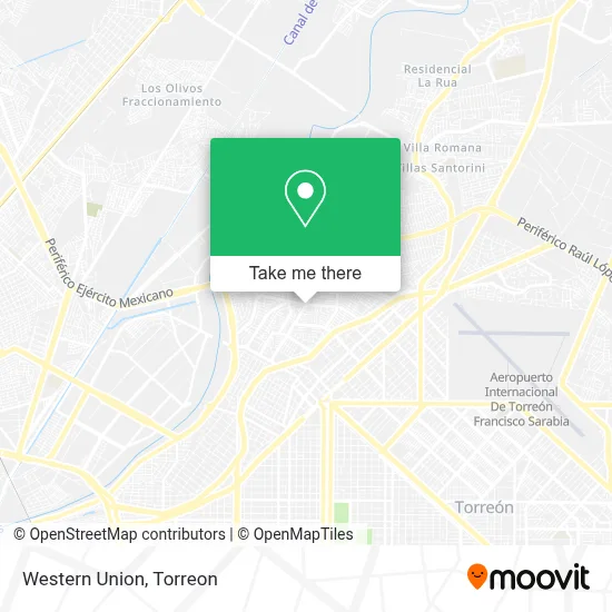 Western Union map