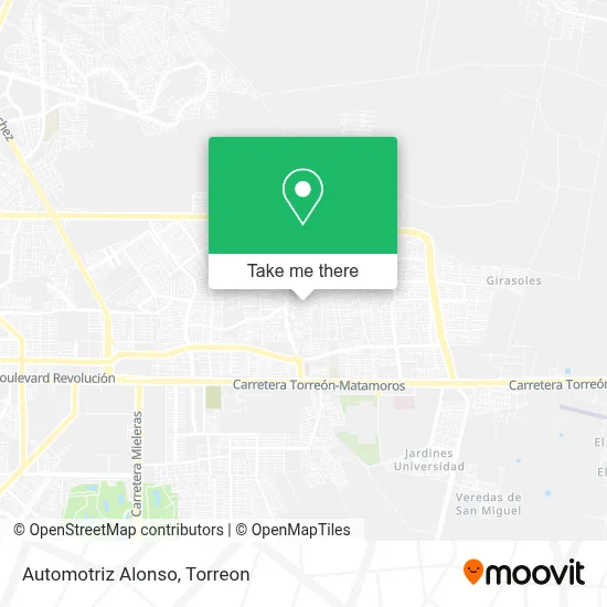 Automotriz Alonso map
