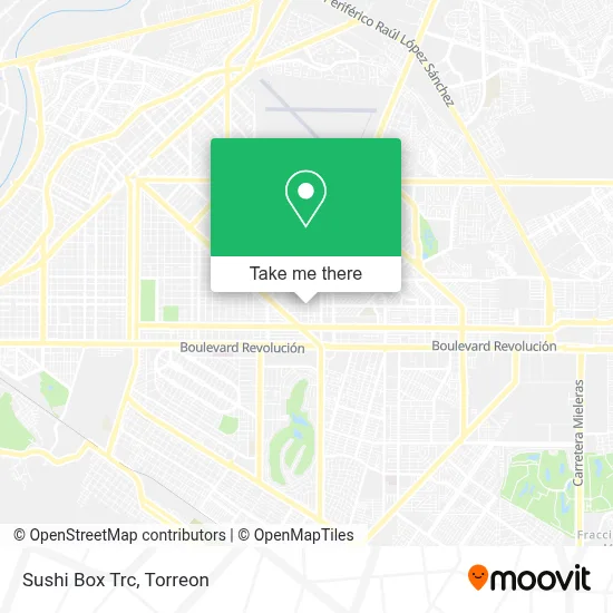 Sushi Box Trc map