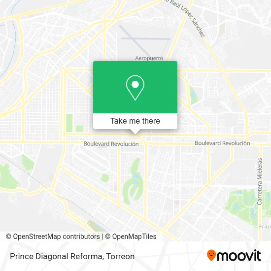 Prince Diagonal Reforma map